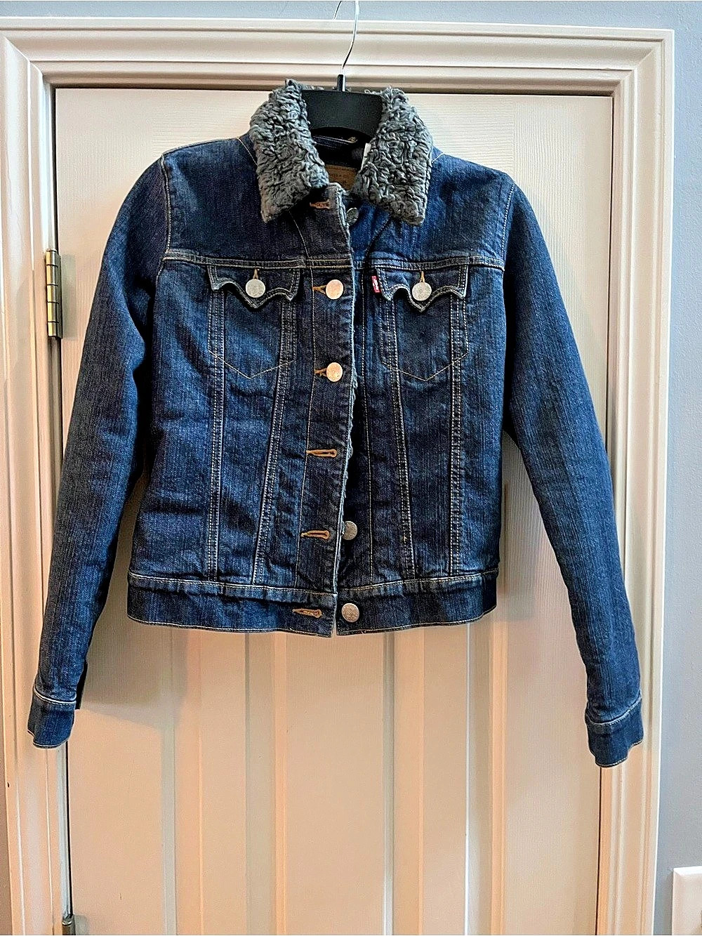Levi's Original Sherpa Trucker Jacket Denim Jacket Size Small